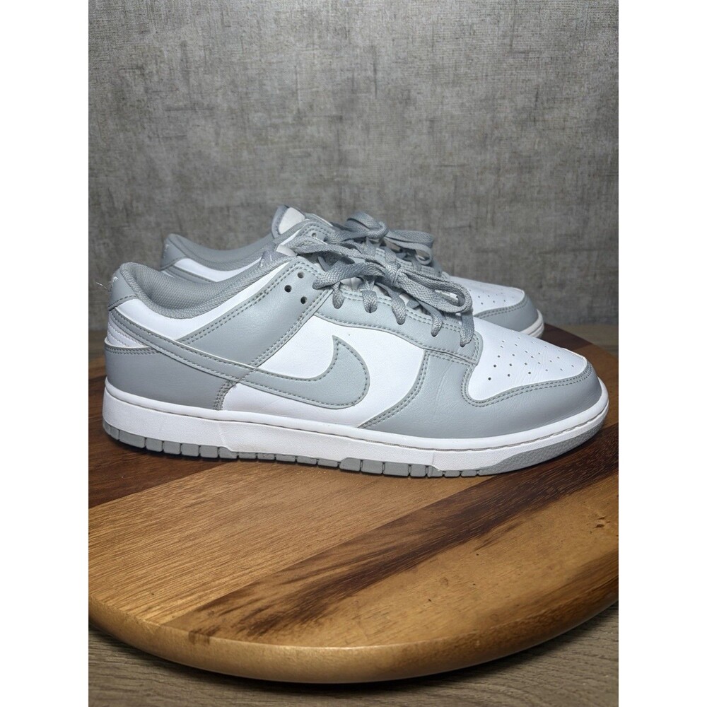 Nike Dunk Low Grey Fog White Mens Sneakers Shoes HF5441-105 Size 12.5